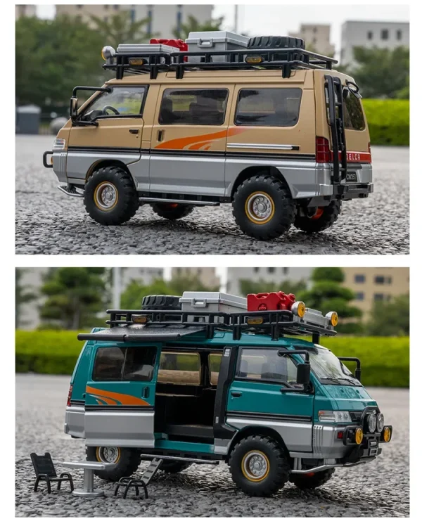 Alloy Car Model Diecast Metal Off Road Camping Vehicles M358 - Image 7