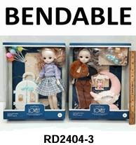 Bendable Beautiful Barbie Baby Fashion Dolls For Girls