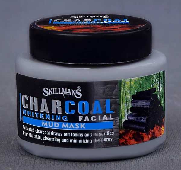 Skillmans Charcoal Whitening Facial Kit 6 in 1, 300 ml. - Image 3