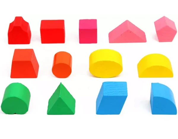 Wooden Fifteen Hole Shape Intelligence Box - Image 4