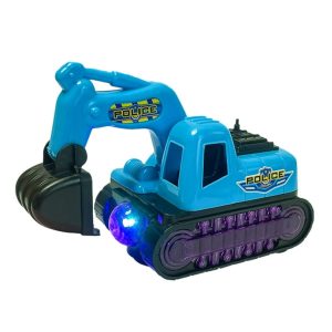 Construction Electric Toy, Kids Toys Excavator Model, Electric Universal Music Glowing Educational Toys For Kids.