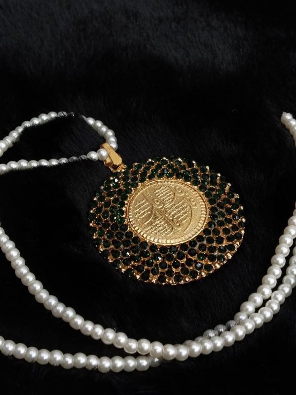Calligraphy pendent with Mala Exclusive By Unique Fancy Jewelry - Image 5