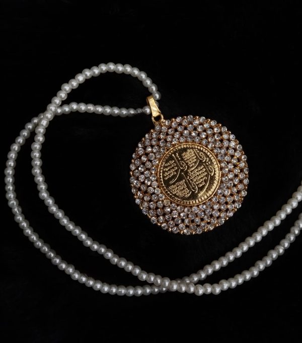 Calligraphy pendent with Mala Exclusive By Unique Fancy Jewelry - Image 2
