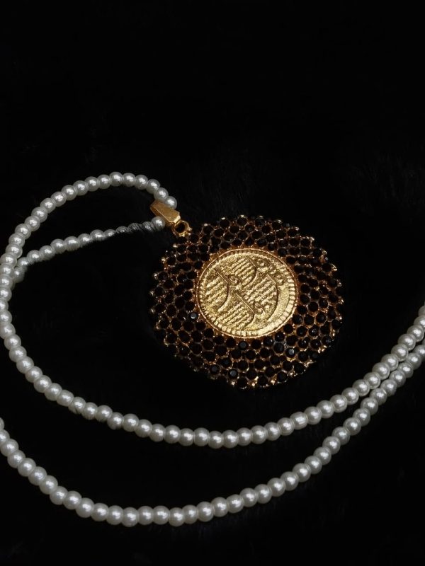Calligraphy pendent with Mala Exclusive By Unique Fancy Jewelry - Image 4