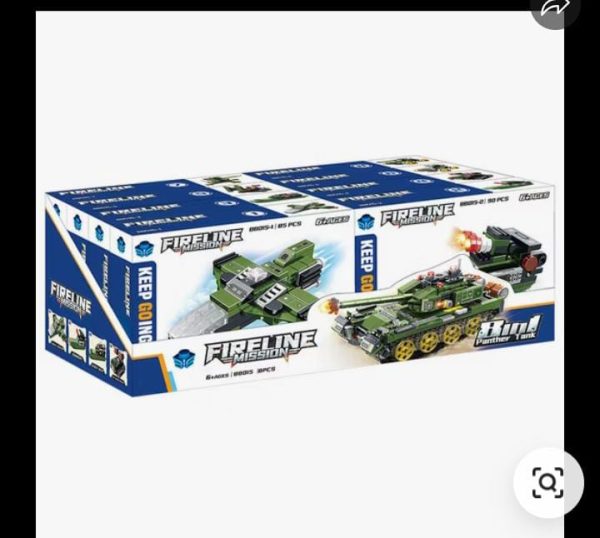 Military Vehicles Tank Plane Building Blocks Toys for Kids - Image 3