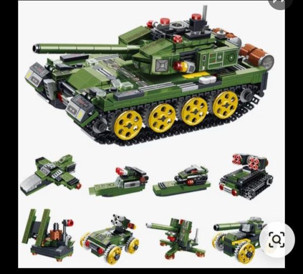 Military Vehicles Tank Plane Building Blocks Toys for Kids