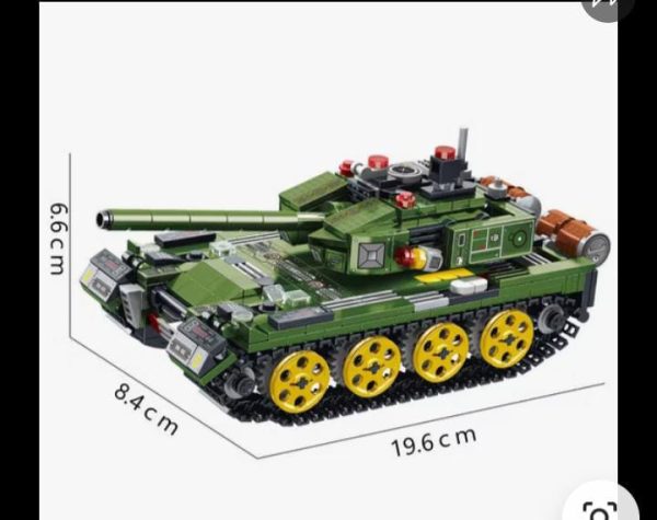 Military Vehicles Tank Plane Building Blocks Toys for Kids - Image 6