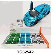 Unbreakable Lamborghini Sport Racer Pull Back Cars Toy DC32542