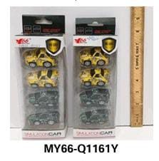 Kids Sliding Alloy Car Toy Set 0F 4 PC MY66-Q1161Y