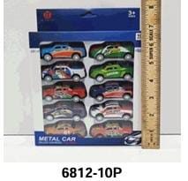 Fierce Power Unique Racing Cars Kids Toy Gift Pack 10pcs 6812-10P