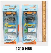 High Speed Car Set Of 5 Cars 1210-N55