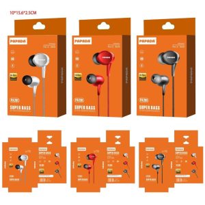 HAND FREE PAPADA HEDSET Stylish 3.5mm Wired Headphones with Microphone
