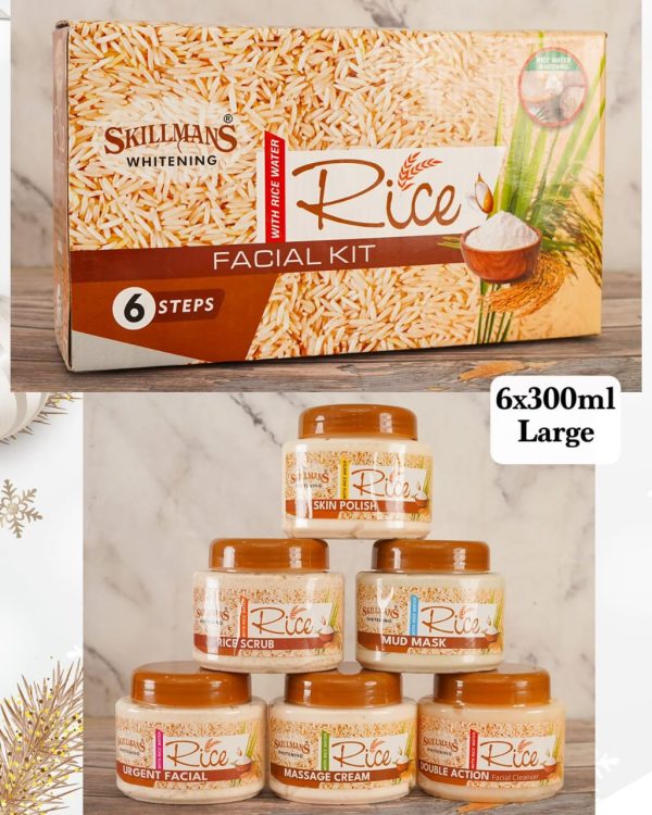 Skillmans Rice Facial Kit 300ml Salon Size