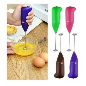 Handhold Milk Frother Battery Operated Foam Maker Electric Egg Beater