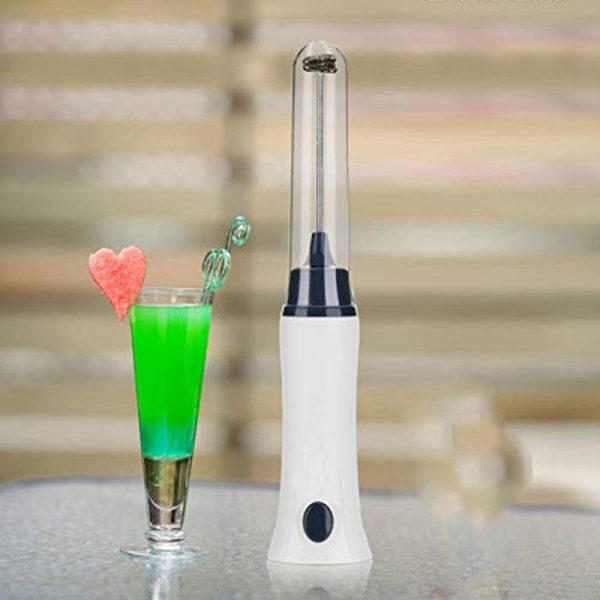 Hand Liquid Mixer and Coffee Maker Juice Maker - White