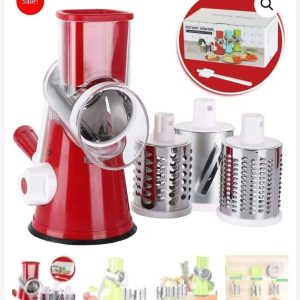 Rotary Cheese Grater Slicer Multifunction Manual Vegetable Cutter Slicer Grinder