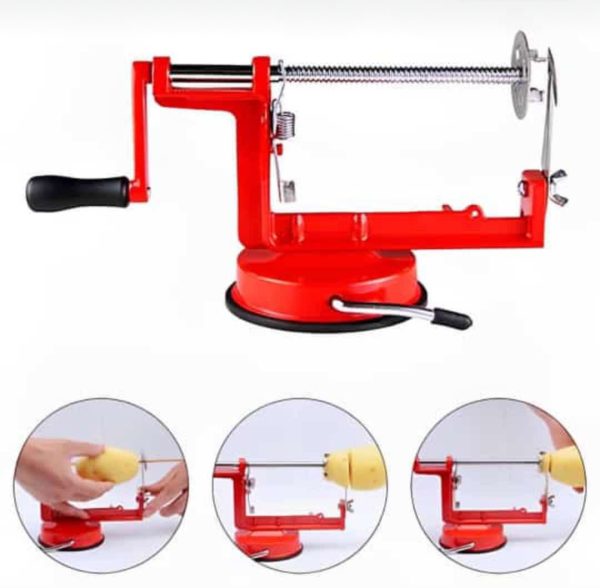 Spiral Potato Slicer Stainless Steel Potato French Fry Cutter - Image 9