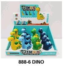 Cute Dinos Press Fun Dinosaur Toy 888-6-Dinos