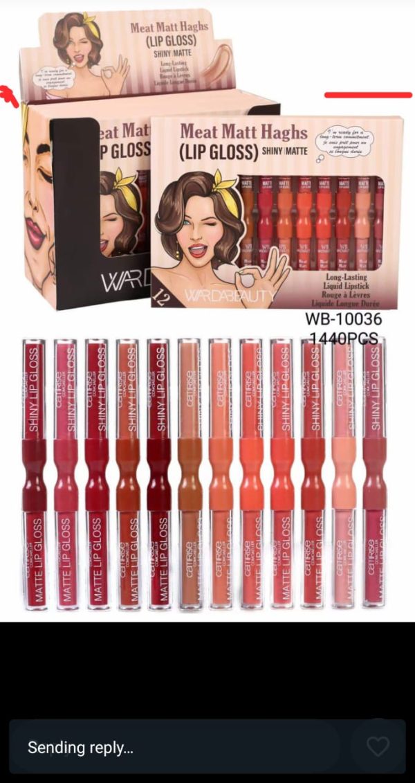 Meat Matt Haghs lip gloss pack of 12