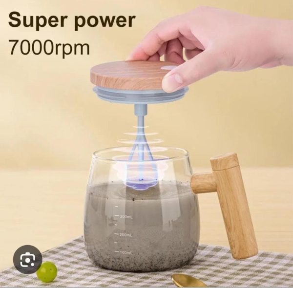 Automatic Self-Stirring Mug 400ml - Battery Powered Electric Mixer for Coffee, Milk, Protein Shakes - Image 7
