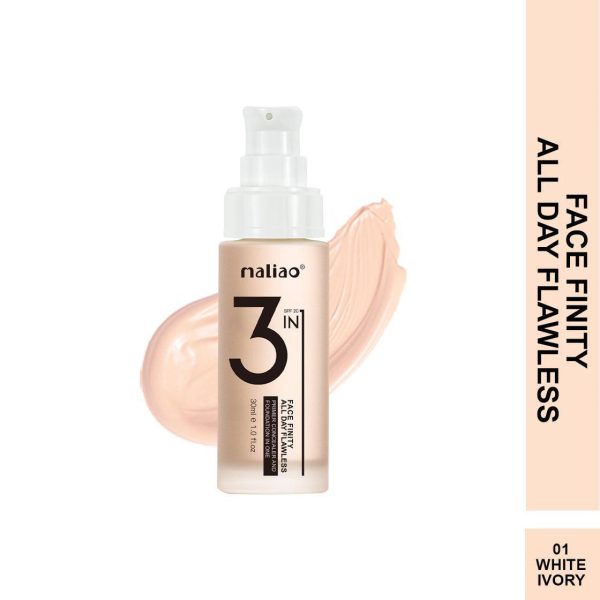 Maliao 3-in-1 Face Finity Primer, Concealer & Foundation - Image 7