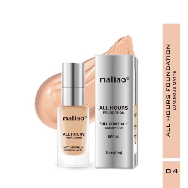 Maliao All Hours Foundation Mat Full Coverage, Waterproof, Luminous Matte Finish - Image 4
