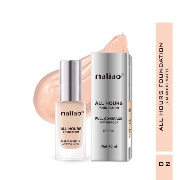 Maliao All Hours Foundation Mat Full Coverage, Waterproof, Luminous Matte Finish - Image 6