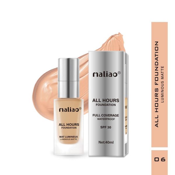 Maliao All Hours Foundation Mat Full Coverage, Waterproof, Luminous Matte Finish - Image 9