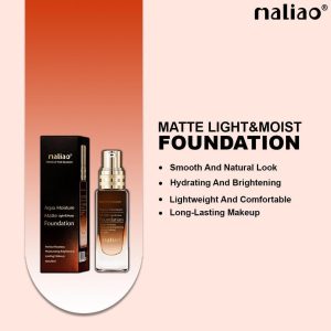 Maliao Aqua Moisture Matte Light & Moist Foundation Hydrating Matte Finish