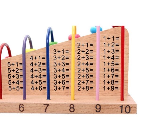 Wooden Abacus Calculation Mathematics Shelf –Abacus for Math Skills For Kids - Image 6