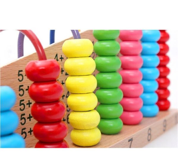 Wooden Abacus Calculation Mathematics Shelf –Abacus for Math Skills For Kids - Image 9