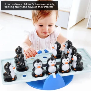 Balance Penguin Board Game For Kids: