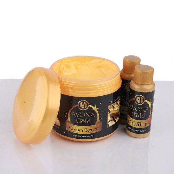 Avona Gold Brightening Bleach Cream 500gm - Image 3