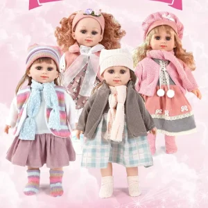 Beautiful Silicone Baby Fashion Dolls Set For Girls 