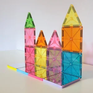 Magnetic sheet construction toy set