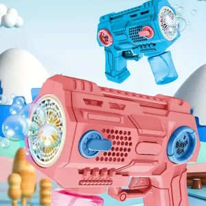 Toy for Kids, 100 ml Plastic, 10-Hole Bubble Machine, Air Games 695-1