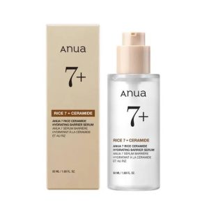 Anua 7+ Rice Ceramide Hydrating Barrier Serum, 50 ml.