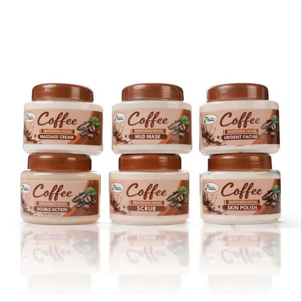 7 Shine Coffee Facial Kit, 300 ml. - Image 3