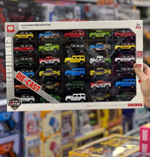 30-piece metal car set 123-6Q - Image 2