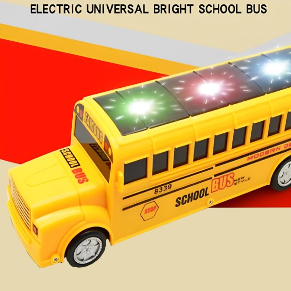 Battery Operated Bump And Go School Bus For Kids. - Image 4
