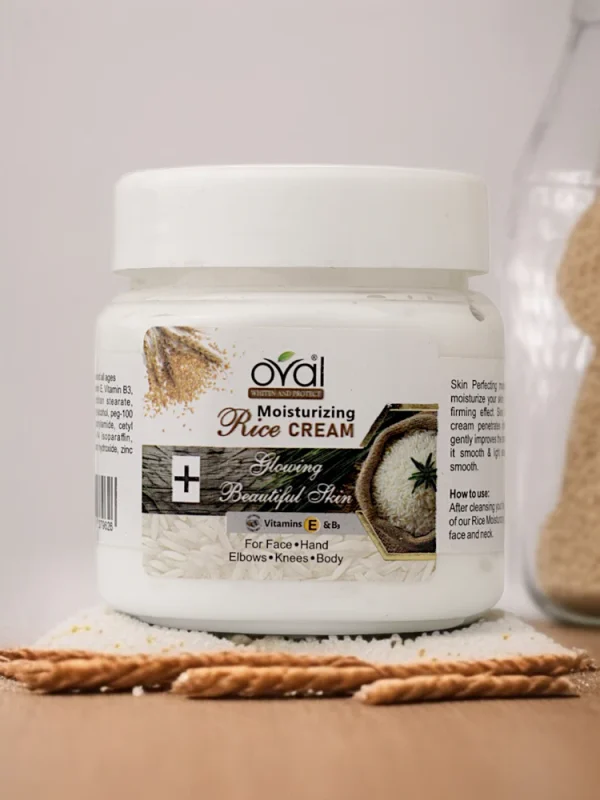 Oval Moisturizing Rice Cream 500ML: