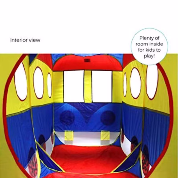 Foldable Bus Shape Tent House For Kids. - Image 2