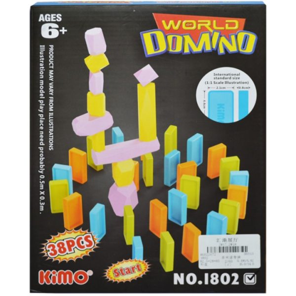 Creative Plastic Domino Set, 38 Pieces - Image 3