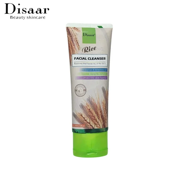 Disaar Facial Cleanser With Rice Extract, Restores the flexibility of the Skin.