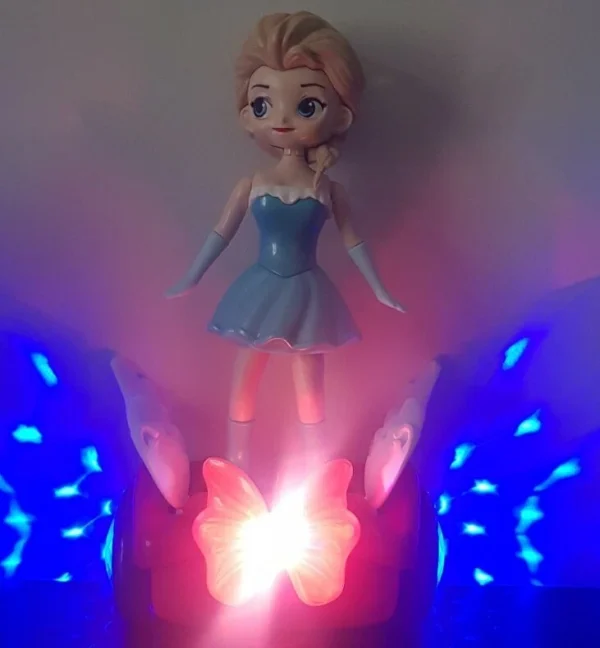 PRINCESS ELSA SEGWAY CAR SCOOTER GIRLS DOLL (With Light & Music) Item No 8899-211 - Image 4