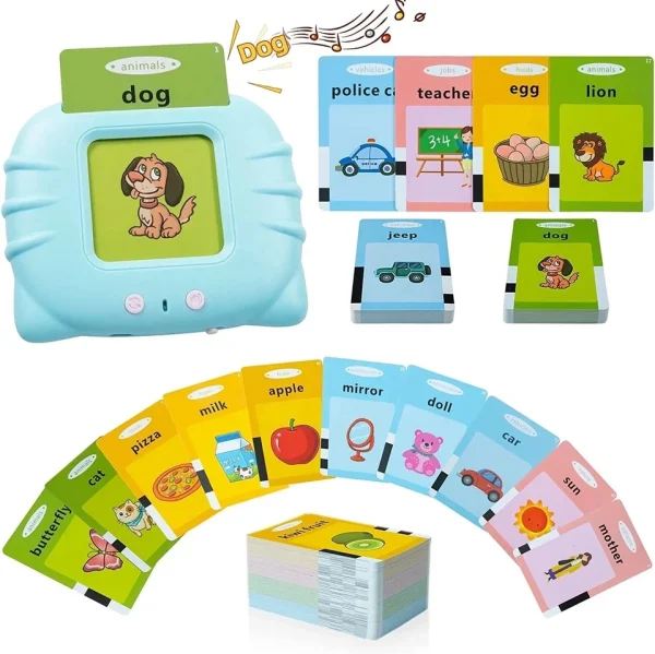 Talking Flash Cards For Toddlers Preschool Words Learning 224Card Toys For Kids - Image 5