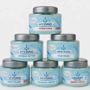 Skillmans Hydro Facial Kit, 6 in 1, 300 ml, Salon Size.