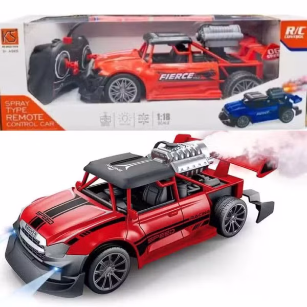 Remote Control Car With Spray Feature For Kids. - Image 2