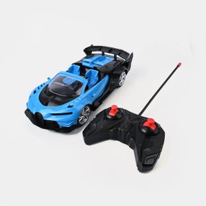 Rechargeable Remote Control Sport Car With Flashing 3D Head Light For Kids.