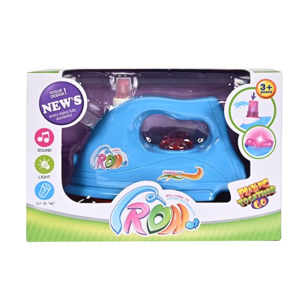 Home Appliances Play Set, Plastic Toys Ironing With Board and Iron Function For Kids. - Image 3